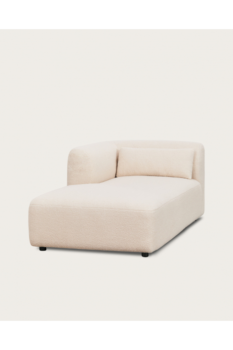 Left chaise longue module for Fogler modular sofa