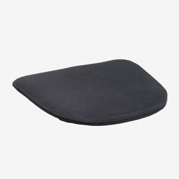 Lix Upholstered Chair Cushion Fabric Black - Sklum