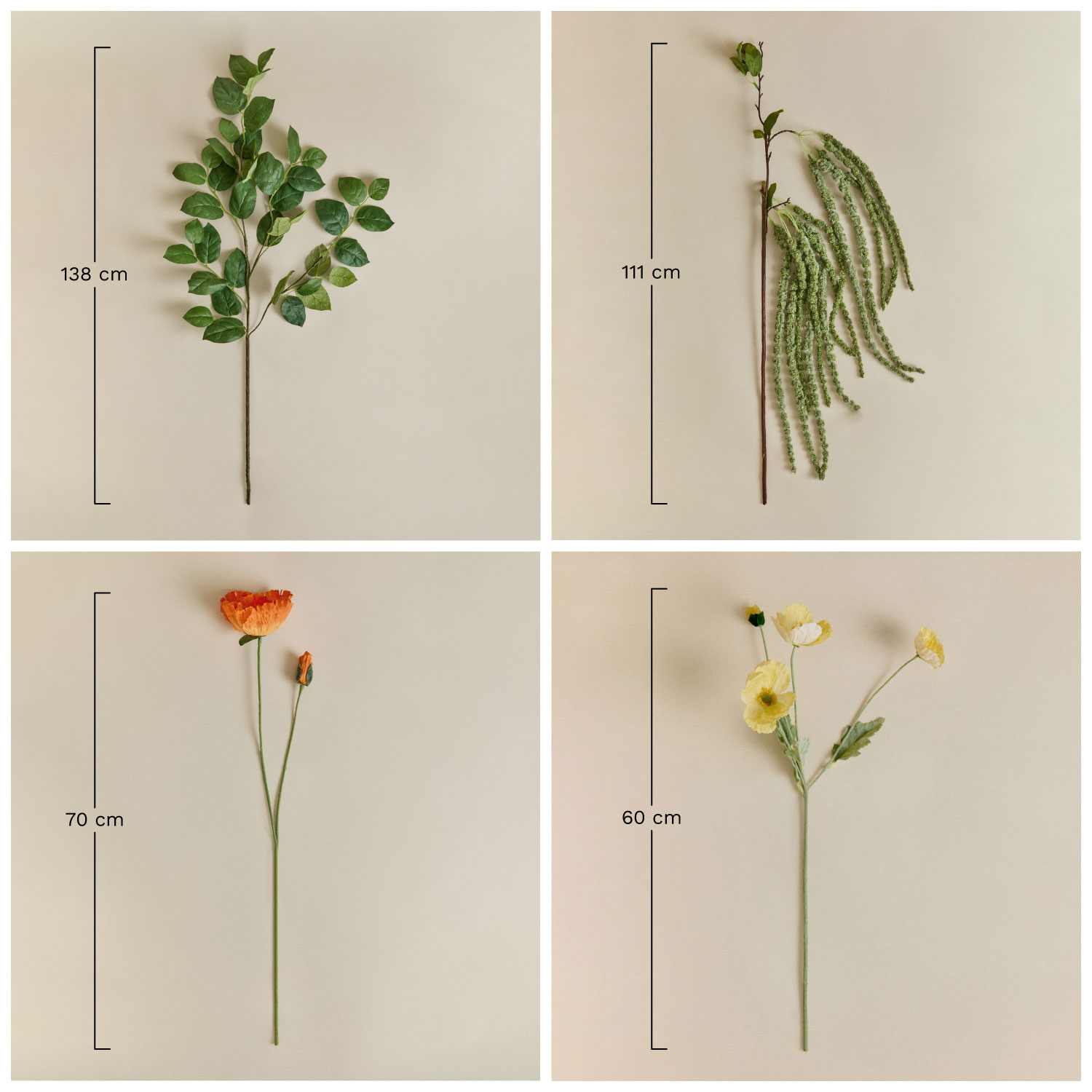 Decorative bouquet Floralis, medidas