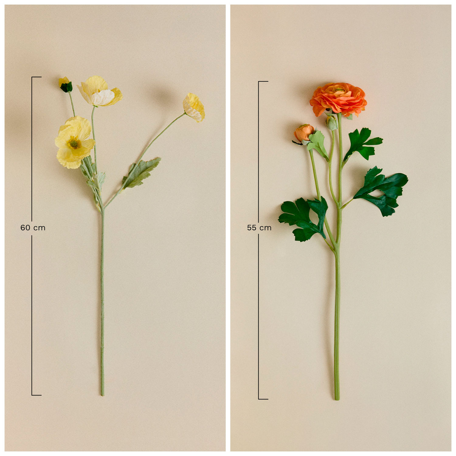 Elsira decorative bouquet, medidas