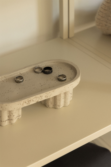 Oval resin Carlow catchall tray