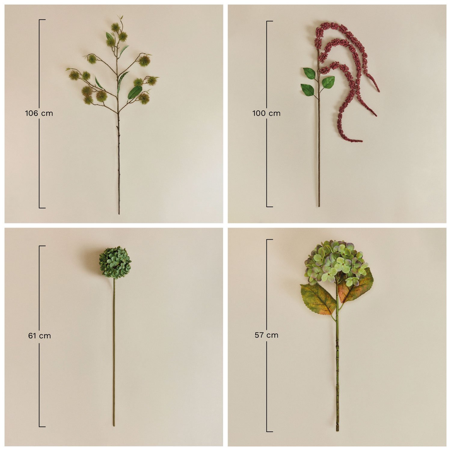 Gruffina decorative bouquet, medidas