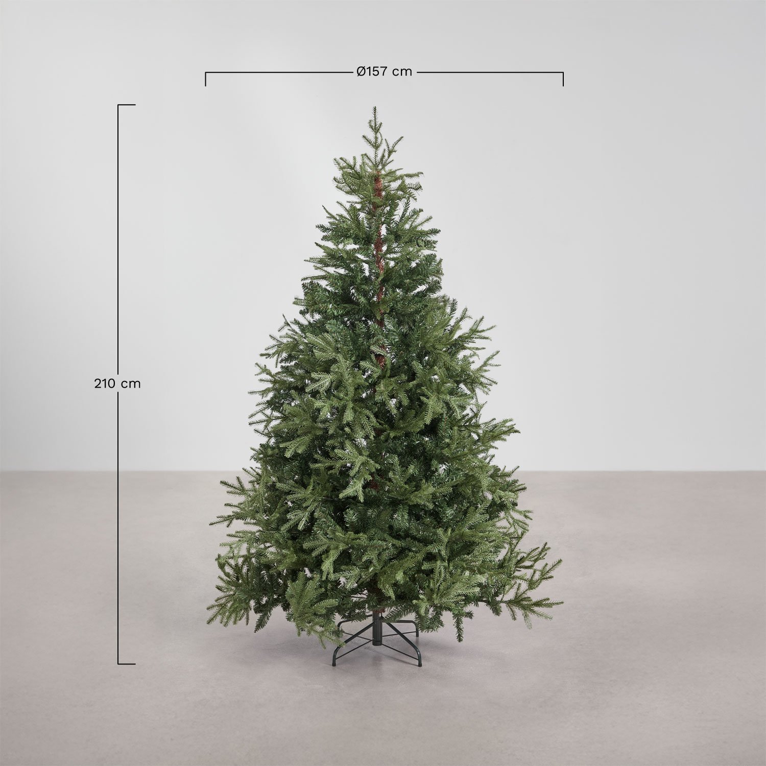 Fiona Christmas Tree, medidas