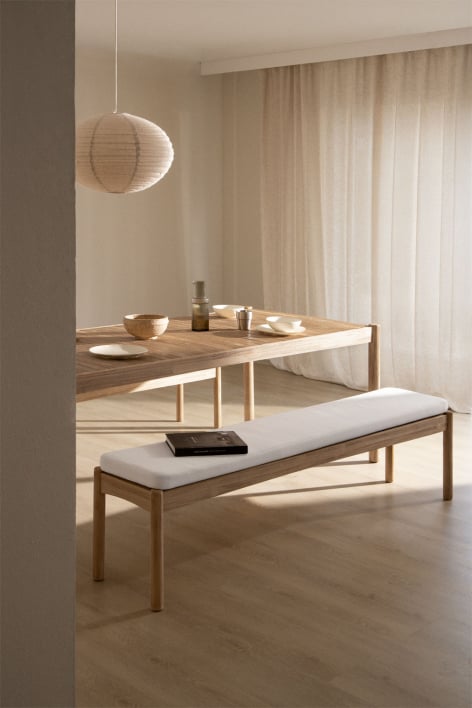 Karvia 180 cm acacia wood bench