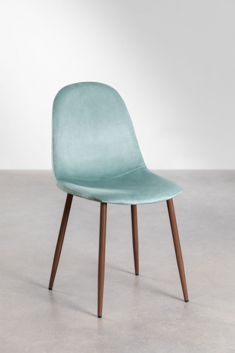 Pack of 2 Glamm dining chairs - Dark wood