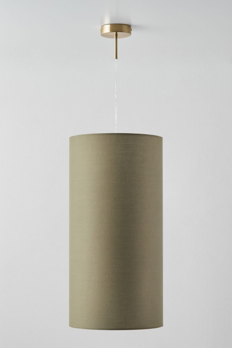 Arlina fabric pendant ceiling lamp - Gold - Transparent