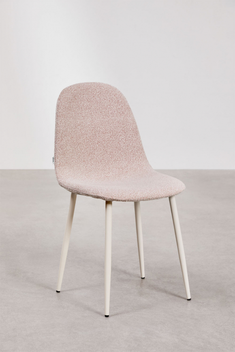 Pack of 4 Glamm dining chairs - Beige Cream