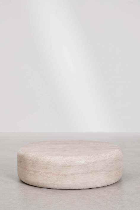 Fonelas round Ø100 cm cement garden coffee table