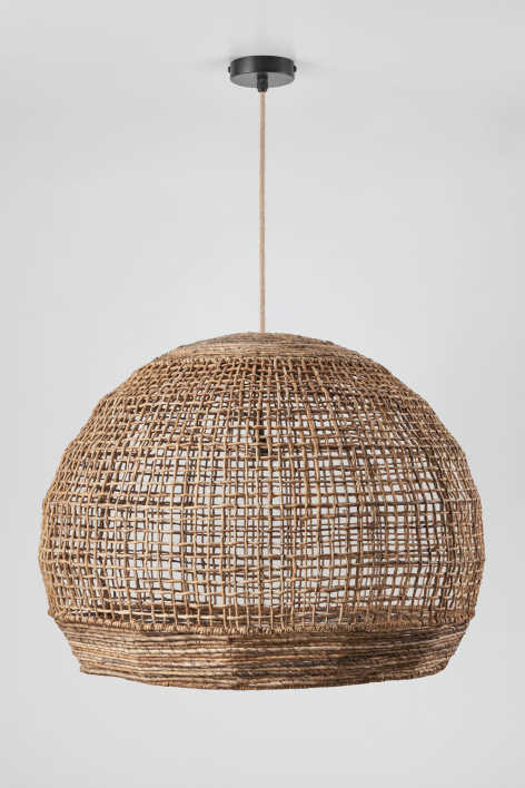 Udane pendant ceiling lamp - Natural - Black