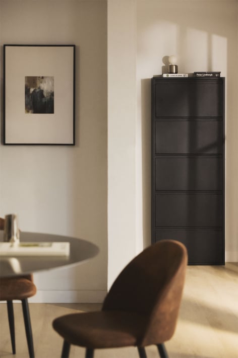 Logan Steel Shoe Rack - Black