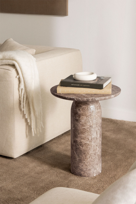 Layana round side table Ø45 cm in cement