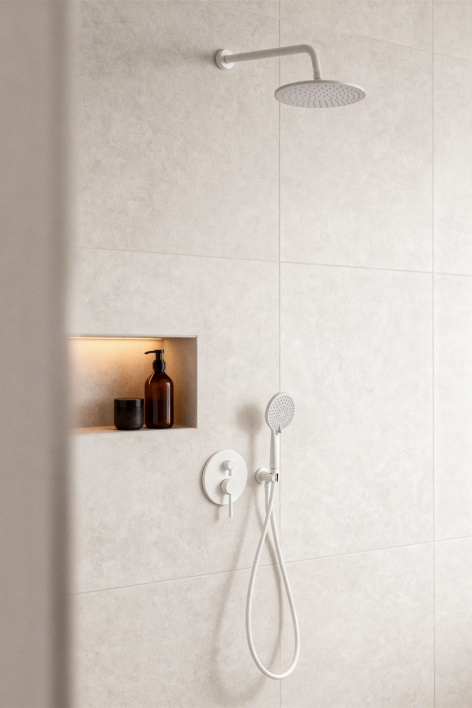 Orveta brass built-in shower column