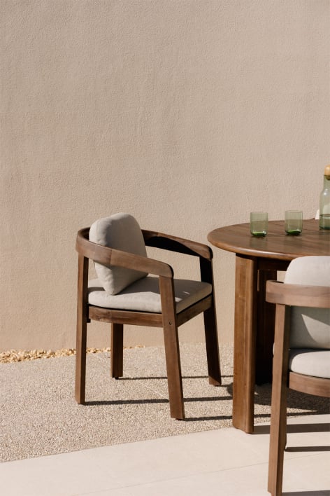 Uleno acacia wood garden chair