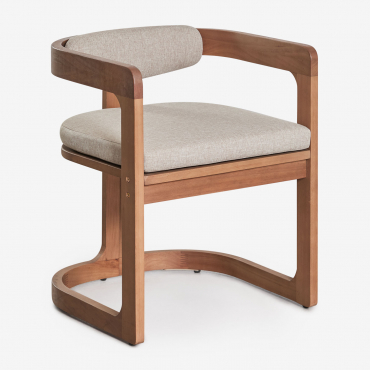 Pack Of 2 Selira Eucalyptus Wood Dining Chairs Eucalyptus Brown - Sklum