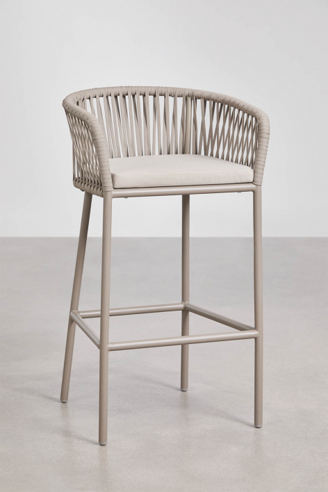 Arhiza garden bar stool - Moka Brown