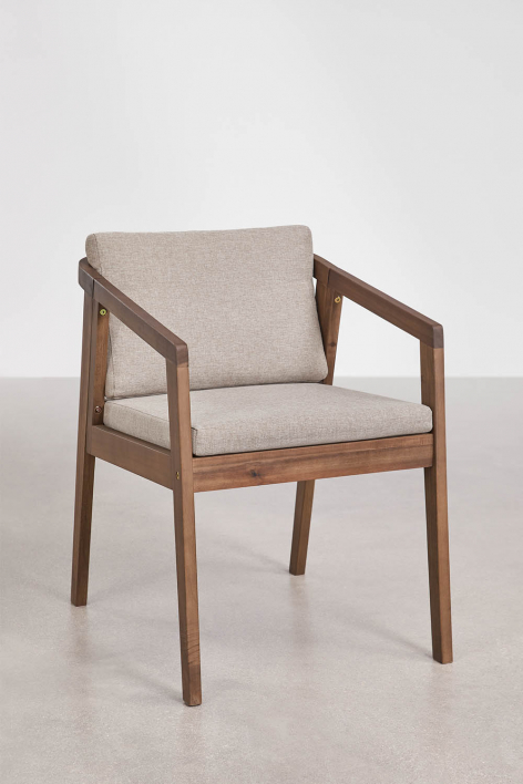 Kaela acacia wood dining chair