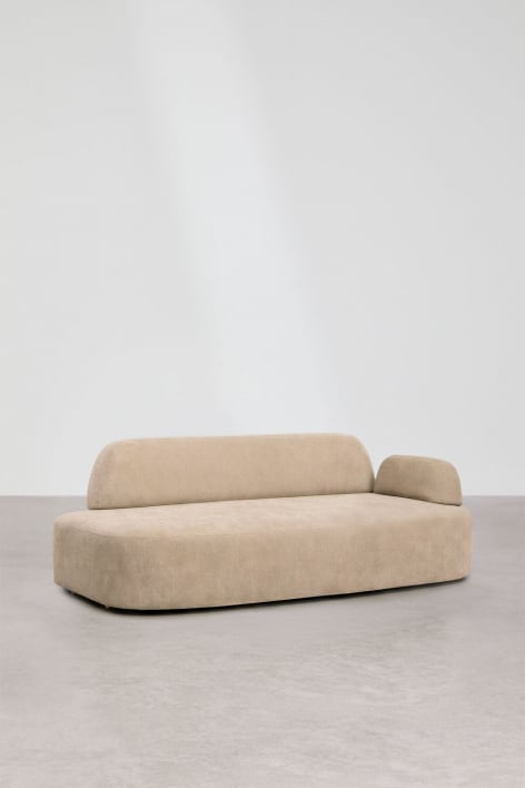 Right corner module with upholstered armrest Giorgia