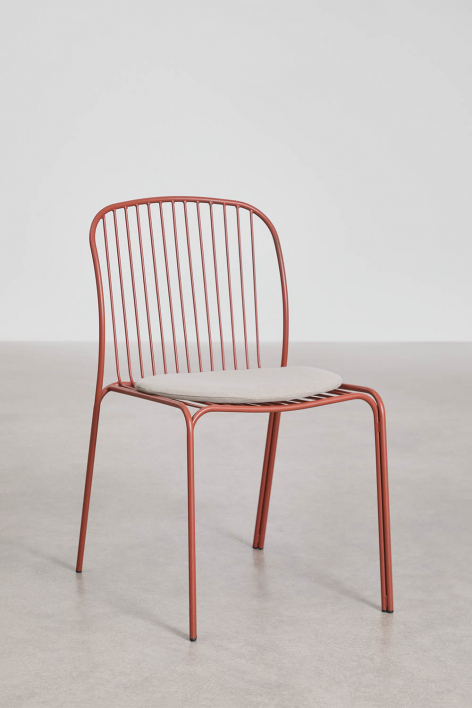 Pack of 2 Anerina steel garden chairs