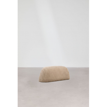 Armrest For Giorgia Upholstered Modular Sofa Light Sand Brown Chenille - Sklum