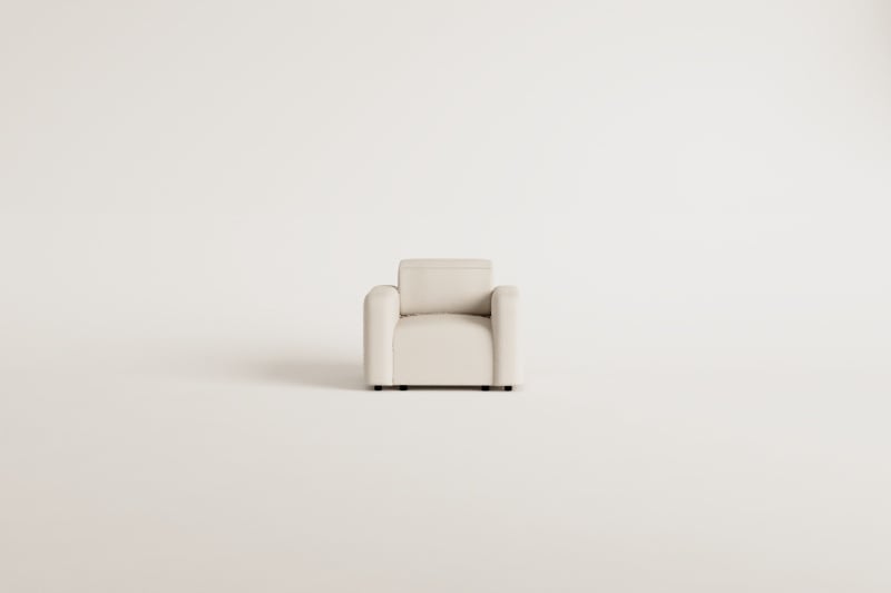 Electric upholstered recliner armchair Peggy