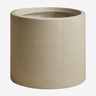 Aurevi Cement Planter Ø55 Cm & Sand Brown - Sklum