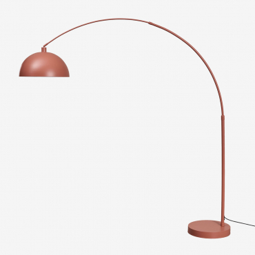 Diala Iron Outdoor Floor Lamp Sienna Red & 240 X 200 Cm - Sklum