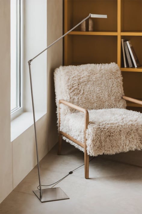 Valtyn iron LED floor lamp