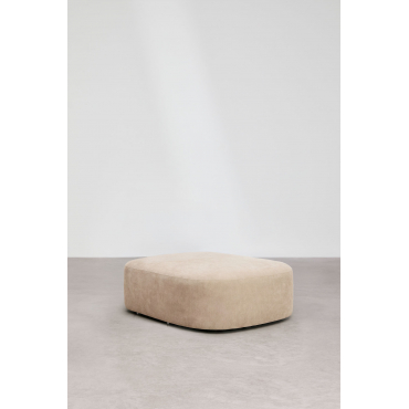 Central Seat 95x115 Cm For Giorgia Upholstered Modular Sofa Light Sand Brown Chenille - Sklum