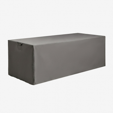 Rectangular Otley Garden Table Protective Cover Grey Anthracite & 260 X 110 Cm - Sklum