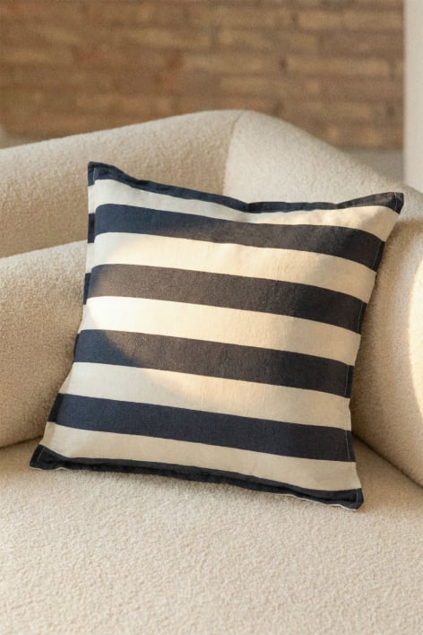 Square cushion 45x45 cm in Trakos linen