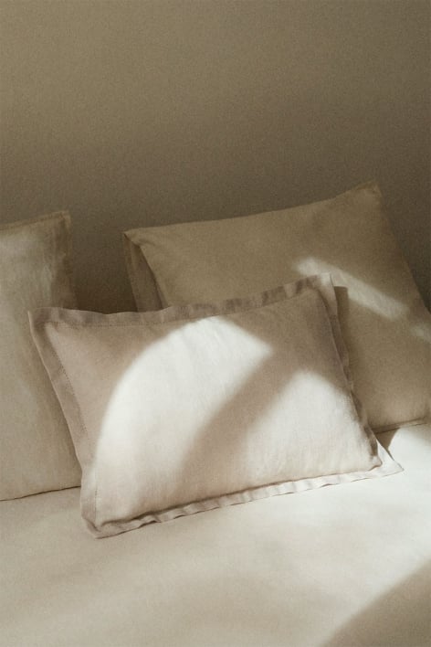 Rectangular cushion 30x50 cm in Ludet linen