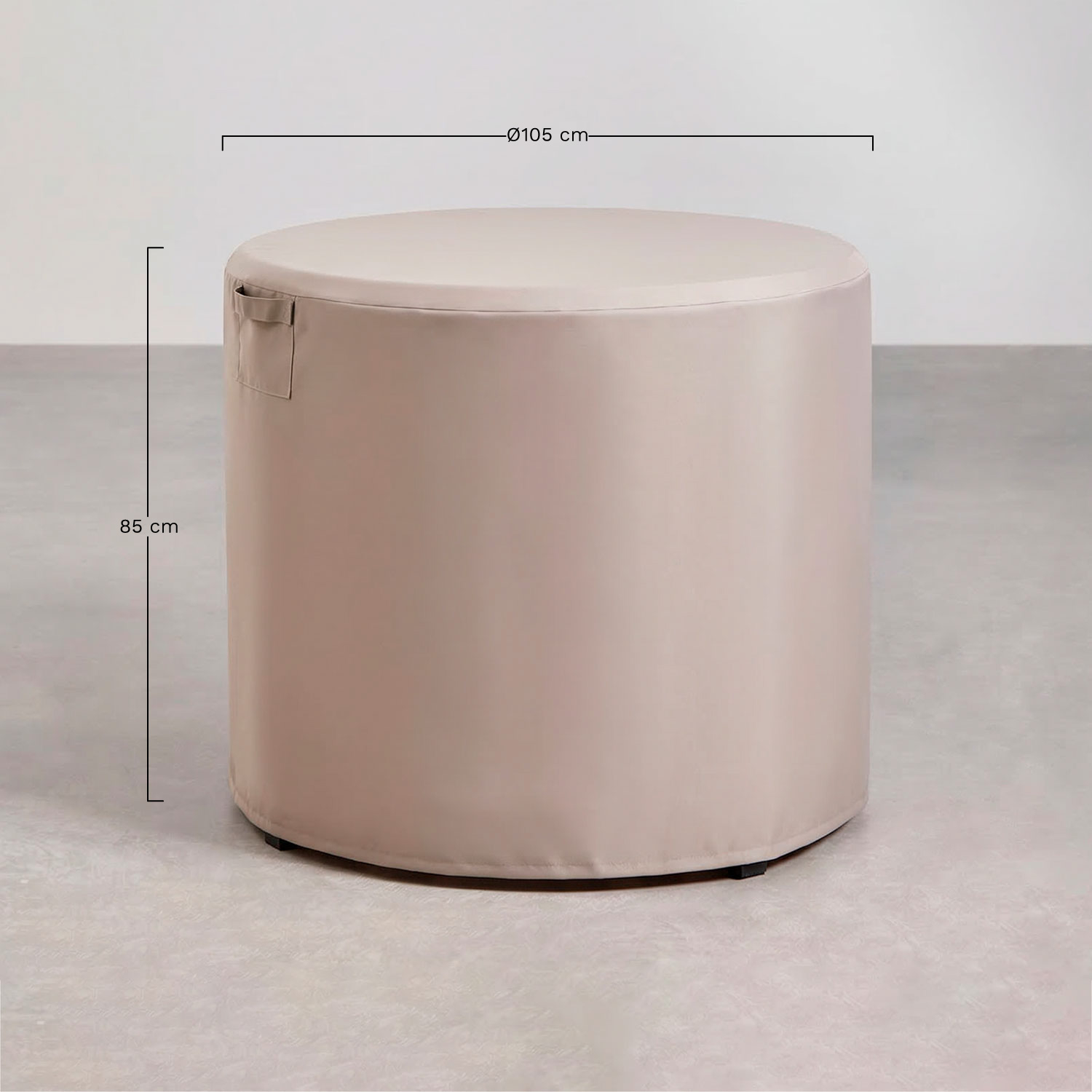 Round Otley garden table protective cover, medidas