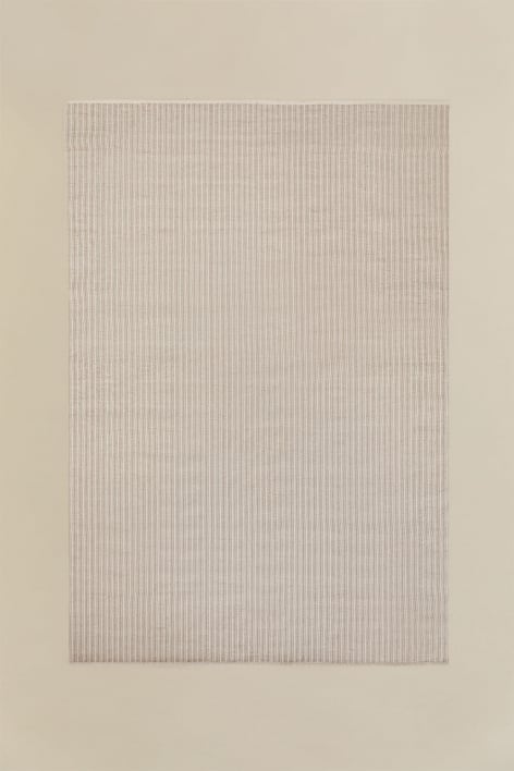 Velion rectangular wool and cotton rug