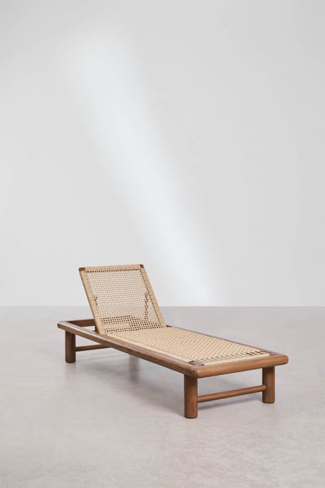 Pack of 2 reclining loungers in teak wood Chad