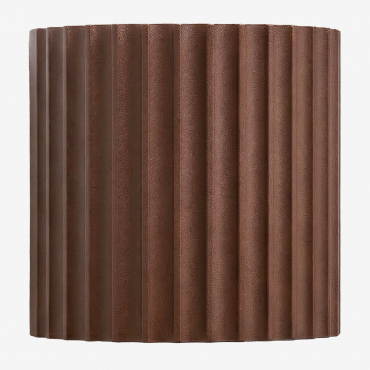 Barein Aluminum Led Wall Light Brown Coffee - Sklum