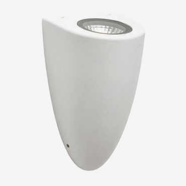 Seattle Outdoor Wall Light In Aluminum White - Sklum