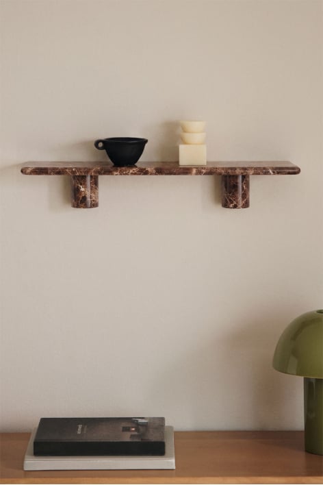 Uganda marble 60x15 wall shelf