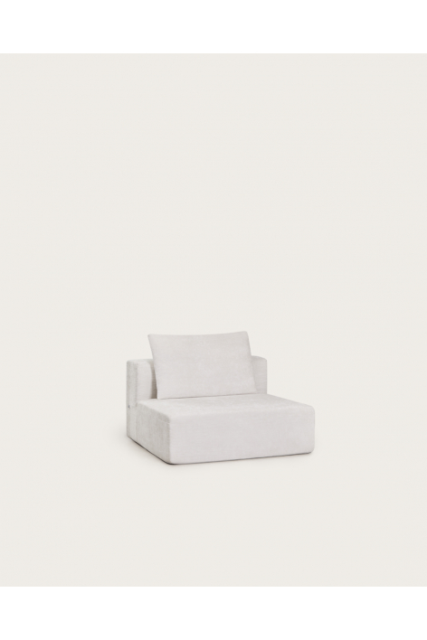 Central module for modular sofa in vacuum-packed chenille Norridge