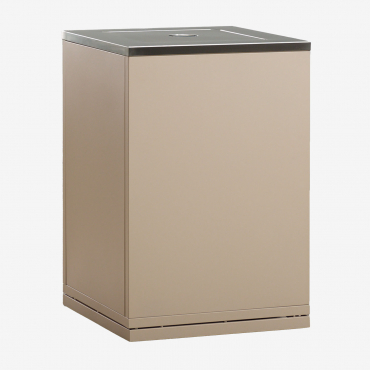 Rivana Steel Corner Storage Module For Modular Outdoor Kitchen Tapioca Beige - Sklum