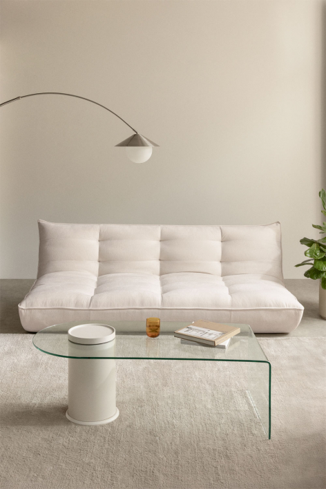 3-seater Mati upholstered sofa bed