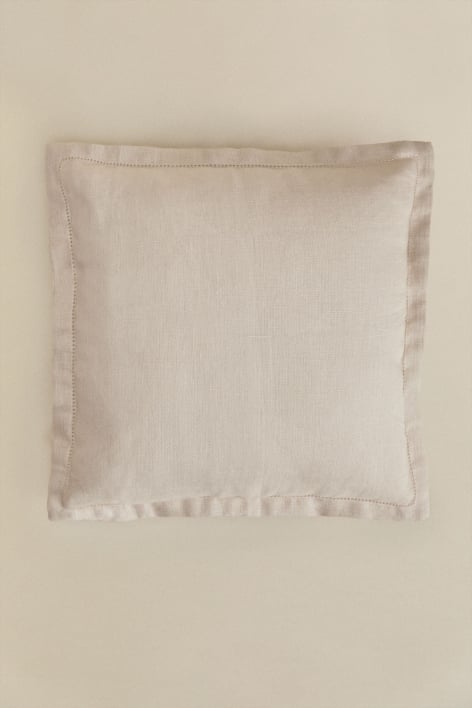 Square cushion 40x40 cm in Ludet linen