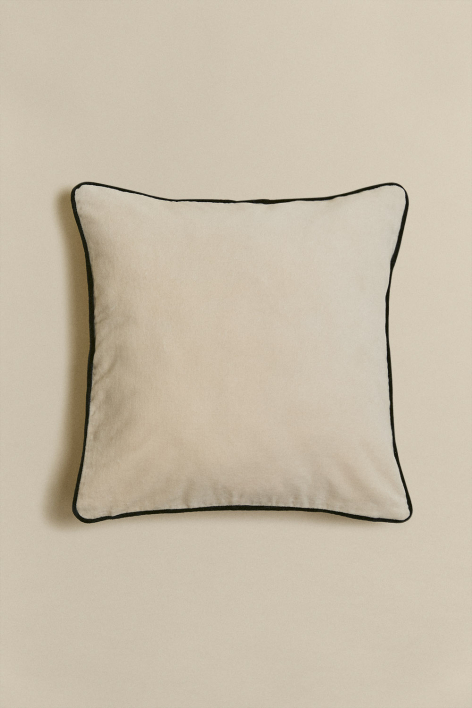 Square cushion 45x45 cm in Tiaine cotton