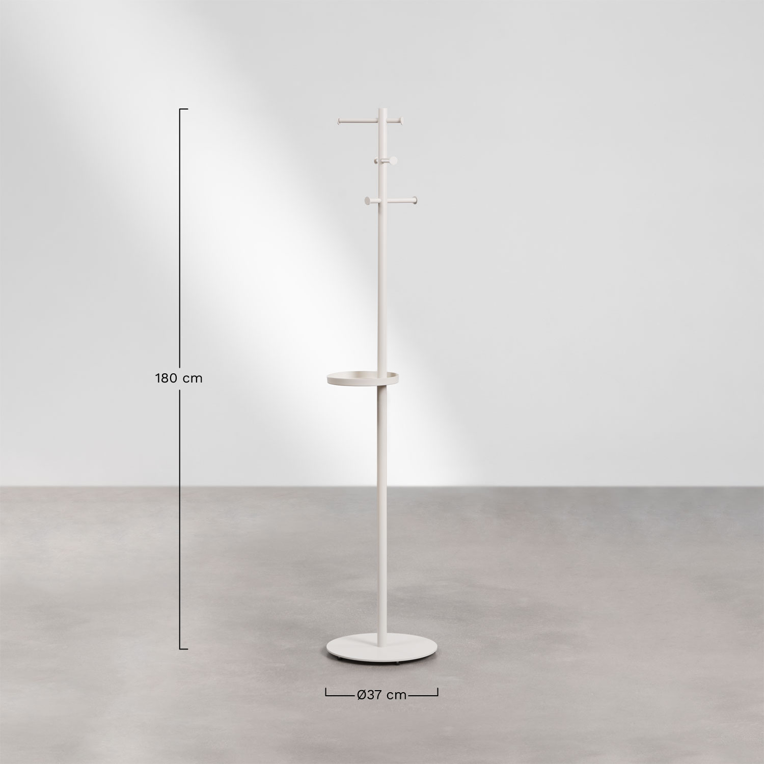 Tharelia iron standing coat rack, medidas