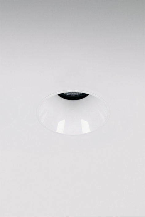 Downlight LED recessed frameless trimless round Ø5,3 cm in Luisiana aluminum