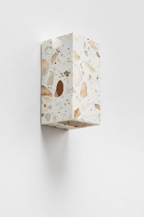 Manziana natural stone LED wall light