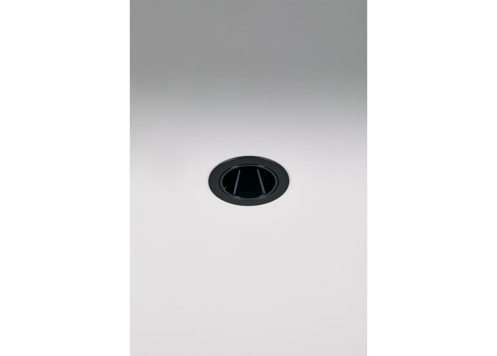 Recessed LED downlight with round frame Ø5 cm for outdoor use in aluminum Luisiana