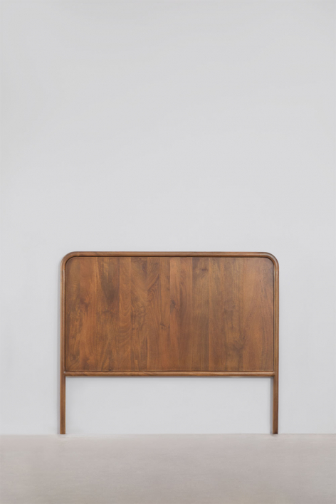 Maupaul mango wood headboard - Dark Handle Wood