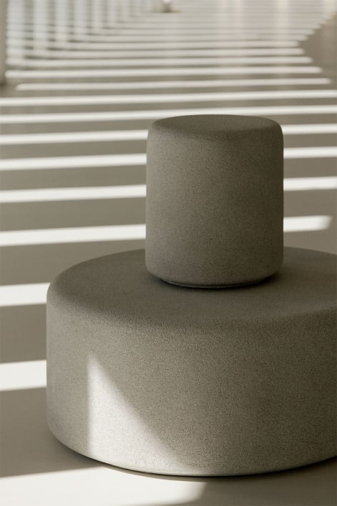Elyndra round side table Ø35 cm in cement