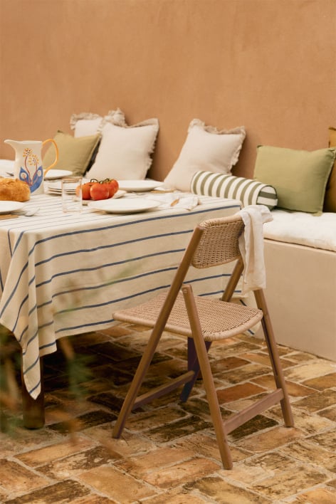 Zayma acacia wood folding garden chair