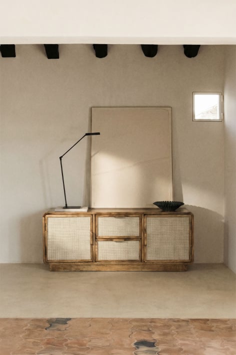 TV Stand 120x40 cm in mango wood Abrams